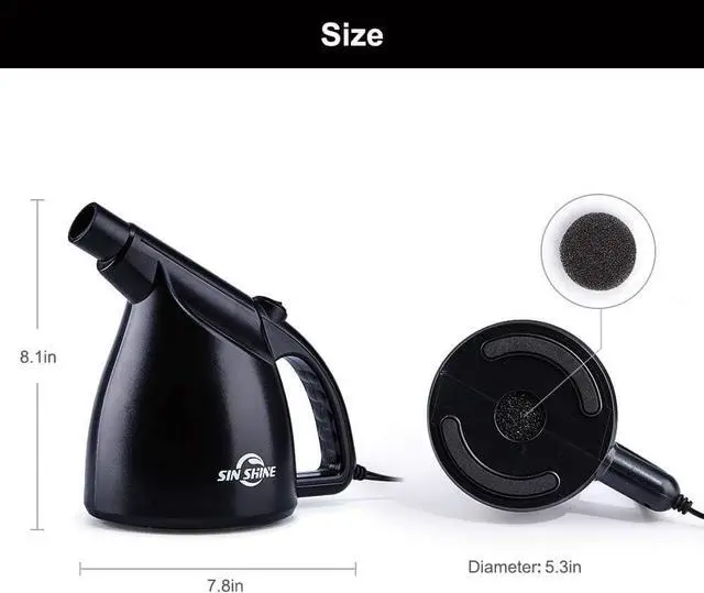 Alt view image 6 of 7 - - Compressed Air 3.0- Multi-Use Electric Air Duster for Cleaning Dust Hairs Crumbs Scraps for Laptop Computer Replaces Compressed Air Cans (AD01-Black)