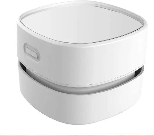 Main image of ODISTAR Desktop Vacuum Cleaner,Mini Table dust Sweeper Energy Saving with auto Power-Off Function,High Endurance up to 400 mins,Cordless&360º Rotatable for Keyboard/Home/Office (White USB Charging)
