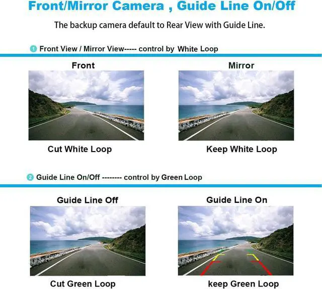 Alt view image 4 of 7 - GLK License Plate Backup Camera HD Front Rear View Reverse Camera with 7 LED Night Vision 170 Degree Viewing Angle, Waterproof, for Cars