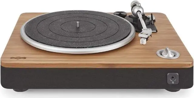 Alt view image 13 of 15 - House Of Marley Stir It Up Turn Table, EM-JT000-SB