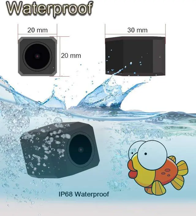 Alt view image 4 of 7 - Full HD Car Rear View Camera for Toyota 4Runner/Hilux Surf/Toyota Fortuner SW4 / Toyota Innova & Waterproof and Shockproof Reversing Backup Camera (Full HD Camera)