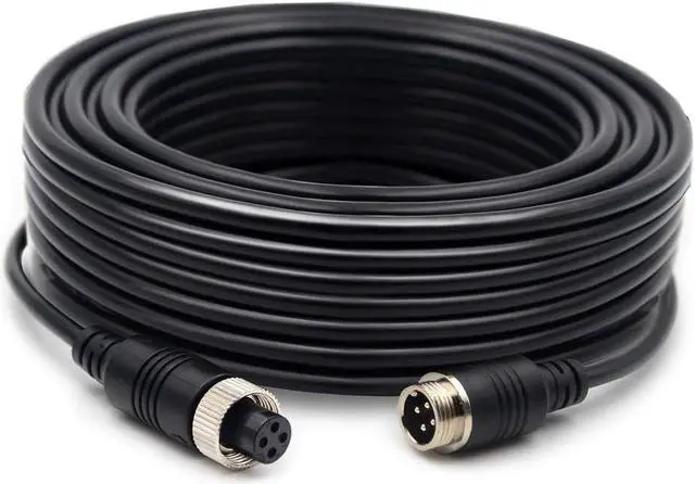 Main image of 67FT Backup Camera Wire,Car Video Systems,Shock Extension,4Pin Aviation Video Extension Cable CCTV Rear View Camera(67FT/20m)