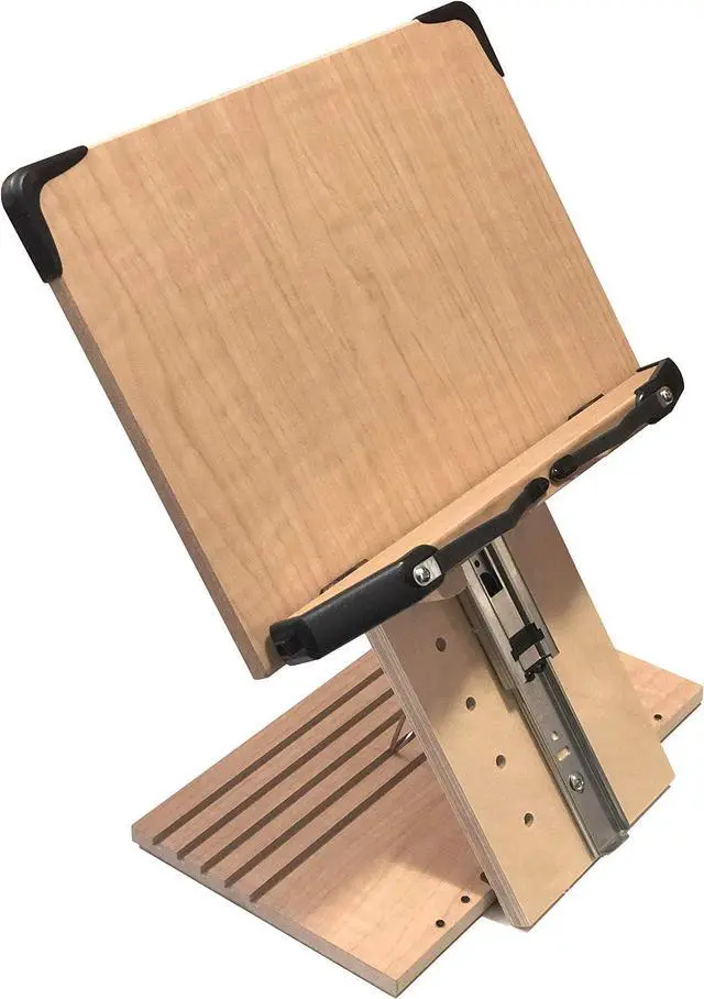 Main image of BS1500PRO Large Portable Height Adjustable Foldable Eye-Level Ergonomic Bookstand Holder for Reading Hands Free Large Thick Heavy College Textbooks Tablets Neck Pain Free