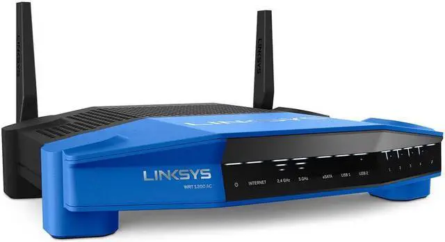 Main image of Linksys WRT1200AC Dual-Band and Wi-Fi Wireless Router with Gigabit and USB 3.0 Ports and eSATA