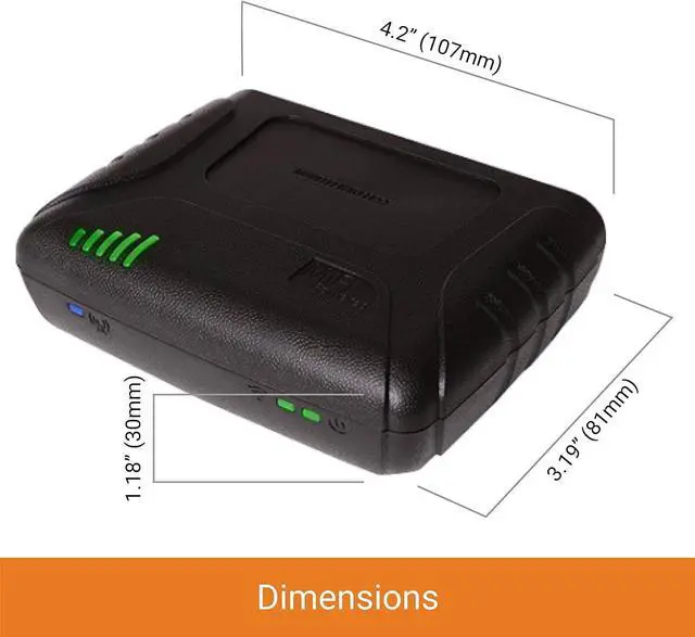 Alt view image 6 of 7 - Novatel Wireless SA2100 AT&T 4G LTE MiFi Mobile Wi-Fi Hotspot and LAN Port | Signal Booster Antenna Included | Device for Seniors, Kids, Teens, Employees, Travel