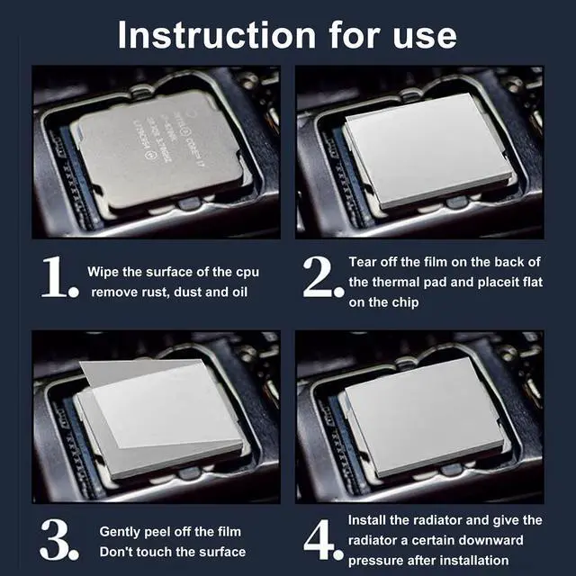 Alt view image 6 of 10 - Thermal Pad 0.5mm 12.8 W/mK 85x45x0.5mm Thermalright Non Conductive Heat Resistance Extreme Odyssey Silicone Thermal Pads for PC Laptop Heatsink/CPU/GPU/LED/PS5/PS4/SSD/RAM Cooler -0.5mm