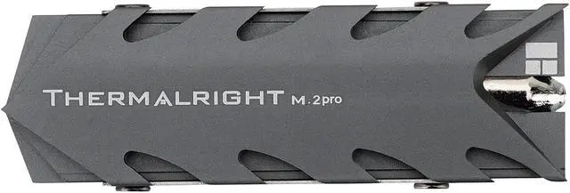 Alt view image 4 of 6 - Thermalright M.2 Pro 2280 Pro SSD Heatsink, 8mm Heatpipe, High Performance Double Side Thermal pad