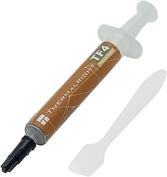 Main image of Thermalright TF4 Thermal Compound Paste 9.5 W/mK Carbon Based High Performance Heatsink Paste CPU for All Coolers 1.5 Grams with Tool