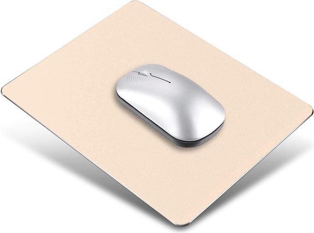 Metal Aluminum Mouse pad Mat Hard Smooth Thin Mousead Waterproof Fast and  Accurate Control With Anit-slip PU Leather 