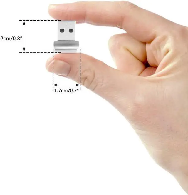 Alt view image 7 of 7 - USB Fingerprint Reader, Portable Security Key Biometric Fingerprint Scanner Support Windows 10 32/64 Bits with Latest Windows Hello Features