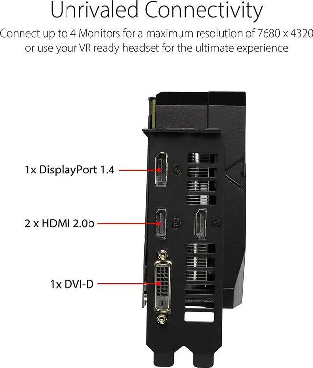 Alt view image 4 of 4 - ASUS GeForce RTX 2060 OC EVO 6GB GDDR6 DUAL-RTX2060-O6G-EVO Video Graphic Card GPU