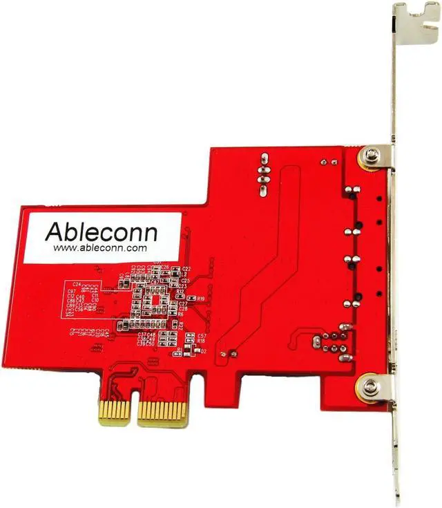 Alt view image 3 of 7 - PEX-FW107 1394b & 1394a 3-Port PCI Express (PCIe) Low Profile FireWire Host Adapter Card - TI XIO2213 Chipset