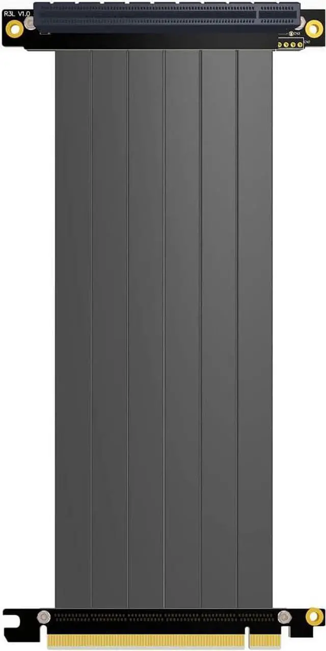 Main image of ADT-LINK PCI-E X16 to 16X 3.0 Male to Female Riser Extension Cable Graphics Card Computer Chassis PCI Express Extender Ribbon 128G/Bps (R33SL 20CM)