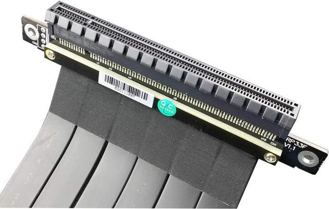 Alt view image 3 of 3 - ADT-LINK PCI-E X16 to 16X 3.0 Male to Female Riser Extension Cable Graphics Card Computer Chassis PCI Express Extender Ribbon 128G/Bps (R33SF 15CM)