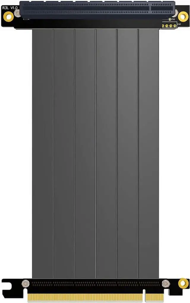 Main image of ADT-LINK PCI-E X16 to 16X 3.0 Male to Female Riser Extension Cable Graphics Card Computer Chassis PCI Express Extender Ribbon 128G/Bps (R33SL 15CM)