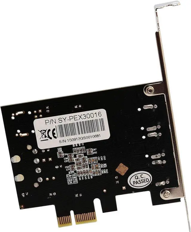 Alt view image 6 of 7 - Syba SY-PEX30016 3 Port IEEE 1394 Firewire 1394B & 1394A PCIe 1.1 x1 Card TI XIO2213B Chipset Requires Legacy Driver for Windows 8 10