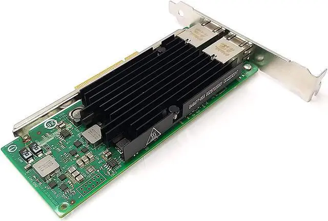 Alt view image 4 of 5 - Dual Port 10GbE RJ-45 PCI-Express x 8 Gigabit Ethernet Server Adapter Dual Port Network Interface Controller Card for X540 Chipset, Compare to Intel X540-T2