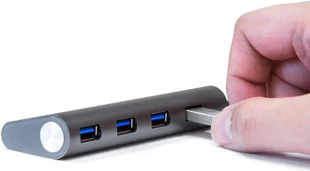 Alt view image 6 of 7 - USB Hub 4-Port (5Gps) Transfer Speed Kingwin Data Hub for Flash Drive & Card Reader on MacBook Pro, Mac Computer, Mini Computer, Mac Pro, and more