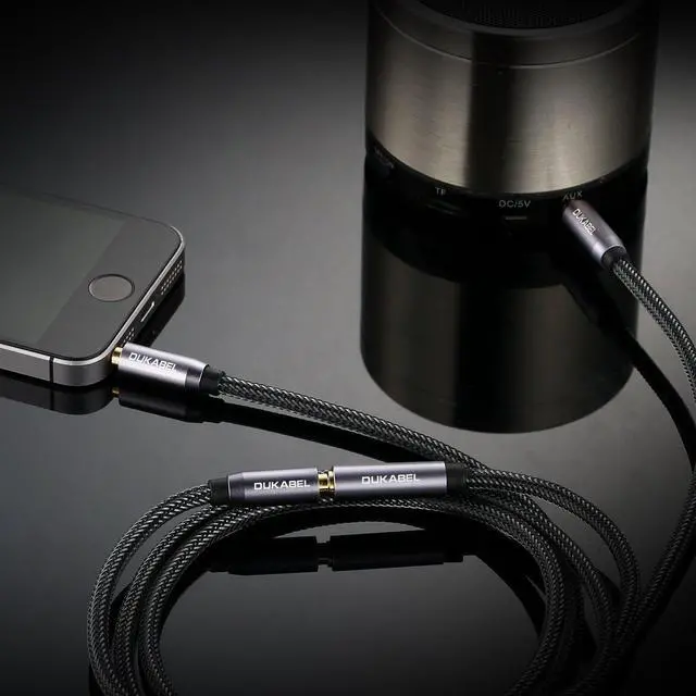 Alt view image 7 of 7 - 3.5mm Extension Cord (8 Feet/2.4Meters) TRRS 4-Pole Headphone Extension Male to Female Mic-Supported 3.5mm Audio Extender for Smartphones TV Cars Speaker Headset Microphones PC etc.