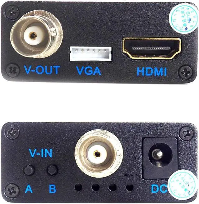 Alt view image 7 of 7 - BNC to HDMI Video Signal Converter, 4-in-1 Coosite CVBS AHD TVI CVI Adapter Supporting VGA for Camera/DVR/CCTV Security System