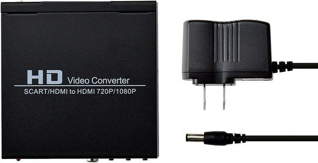 SCART to HDMI+HDMI RGB HD Video Converter Audio scart to hdmi+Digital 1080P