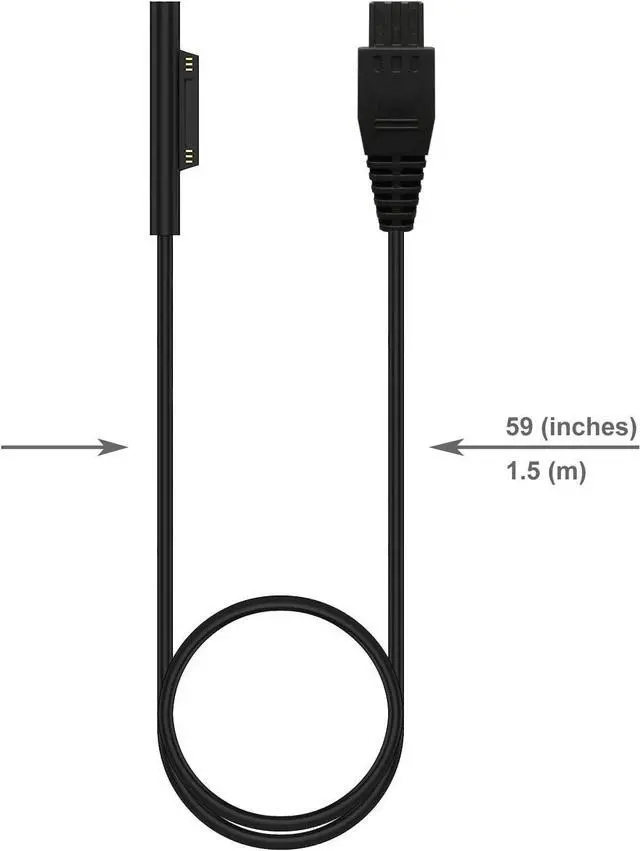 Alt view image 6 of 7 - CCS 110W Surface Laptop Car Charger Compatible with  Surface Book Laptop 4 3 2 1 Surface Pro 8 X 7 6 5 4 3 Go Tablet car Charger Vehicle DC 12v-24v auto Adapter
