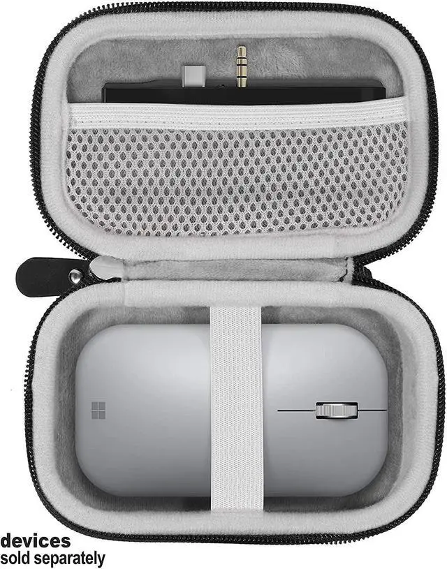 Alt view image 3 of 6 - getgear Surface Accessories case for Microsoft Surface Mouse, Arc Mouse, Surface Dock Station, Surface Go USB C hub, USB C, Type C Hub Adapter, GIQ Docking Station, Multiport Adapter (Black)