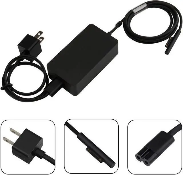 Alt view image 2 of 7 - Sehonor 44W Surface Charger (for Surface Pro 7/6/5/4/3/X, Surface Laptop 3/2/1, Surface Go 2/1, Surface Book Power Supply Adapter, for Microsoft Surface Laptop and Tablet