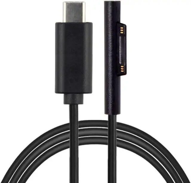 Alt view image 4 of 7 - USB 3.1 Type C USB-C DC 12-15V to Surface Pro3 Pro4 Pro5 Pro6 Book Cable 1.8m