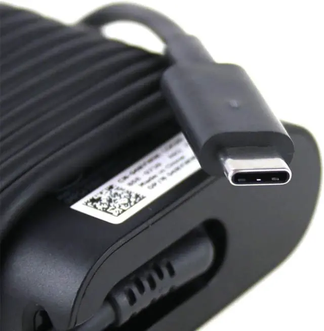Alt view image 2 of 5 - 65W USB Type C AC Charger for Dell LA65NM170, 2YKOF, 02YKOF, Dell XPS 12 9250, Dell Latitude 12 7275, Dell Latitude 13 7370 Laptop Power Supply Adapter Cord