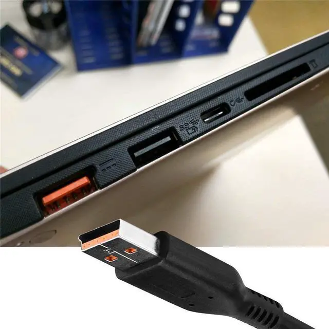Alt view image 3 of 5 - Charger 65W for Lenovo Yoga 700 900,900-13ISK2,Yoga 3-11 Pro,Yoga 90013,90031SK,ADL65WCC,ADL40WLD, ADL40WDB,ADL40WDA,ADL40WCC Laptop Power Supply Adapter Cord.