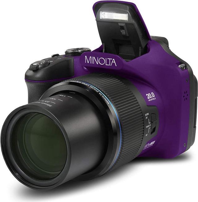 Minolta 20 Mega Pixels hot Wifi Digital Camera (purple)