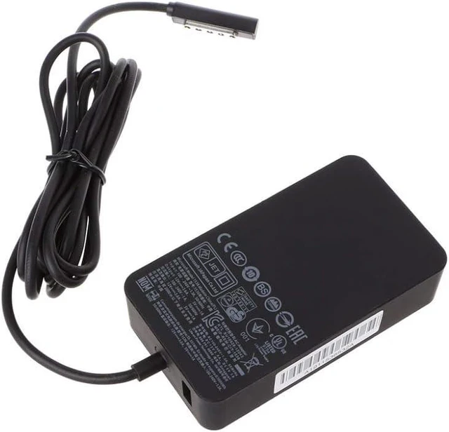 Main image of Original 12V 3.6A 43W Charger for Microsoft Surface RT Pro 2 and 2 Tablet - 1512 1516 1536 - Power Supply with USB Charging Port