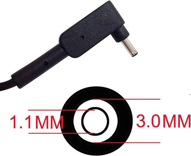 Alt view image 3 of 6 - 45W 19V 2.37A AC Charger for Acer Chromebook 14 CB3-431 CB3-431-C5FM CB3-431-C0AK CB3-431-C3WS CB3-431-C5EX Laptop Power Supply Cord