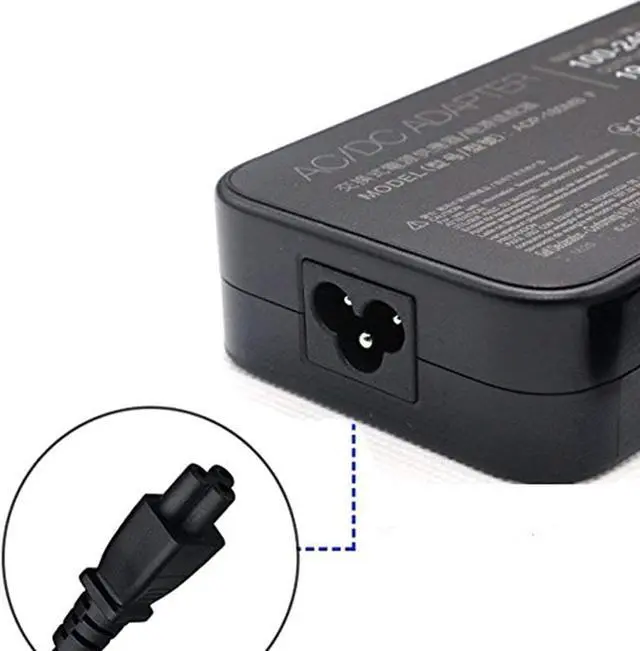 Alt view image 2 of 6 - Original 19.5V 11.8A 230W AC Charger Compatible for Asus ROG Zephyrus S GX701GX GX701GW GX701GV ROG Strix Scar II GL704GM-DH74 GL703GM-DS74 ADP-230GB B A17-180P1A Gaming Laptop with US Cable..