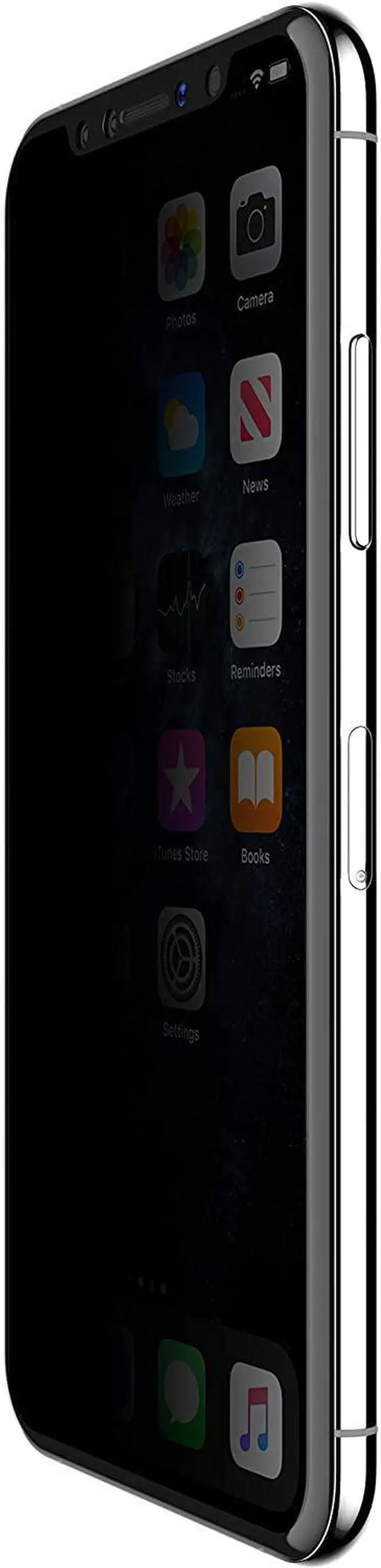 Alt view image 13 of 13 - Belkin ScreenForce Tempered Glass Privacy Screen Protector for iPhone OVA005ZZ