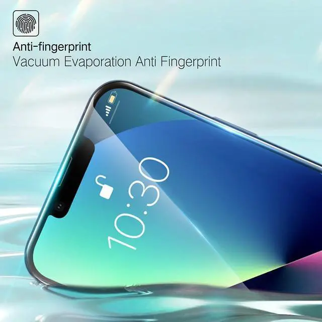 Alt view image 7 of 7 - PERFECTSIGHT Anti Blue Light Screen Protector Compatible with iPhone 13 Pro Max 6.7 inch, Eye Care HD Clear Tempered Glass - Anti Eye Fatigue & Eye Dry Easy Installation