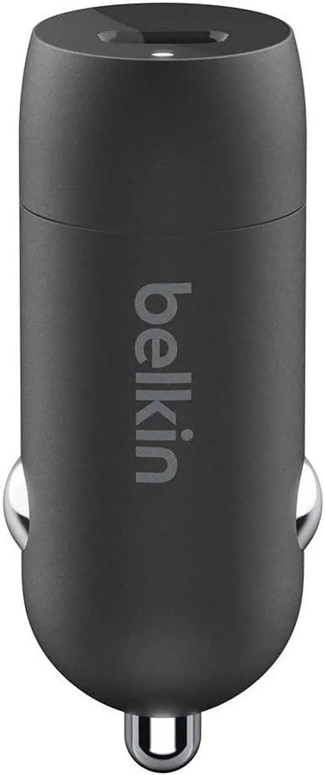 Alt view image 8 of 12 - Belkin BOOST CHARGE 20W USB-C PD Car Charger CCA003btBK