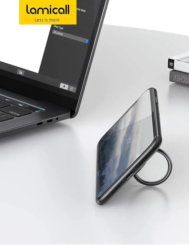 Alt view image 7 of 7 - Phone Ring Holder Finger Grip Stand - Cell Phone Kickstand 360 Rotation Polished Metal Grip for Magnetic Car Mount Compatible with iPhone 16/15/14/13/12/11 Pro Max Smartphone Accessories