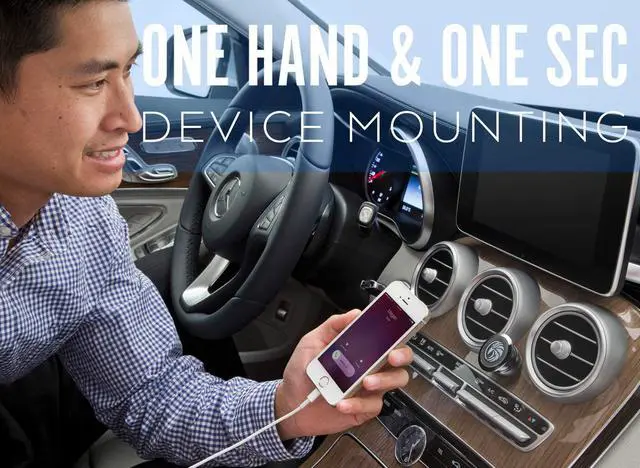 Alt view image 6 of 7 - Universal Car Phone Mount Magnetic - All-Metal Car Mount for Smartphone & GPS - Cell Phone Holder for Car Dashboard. +100 to Safeness & Comfort
