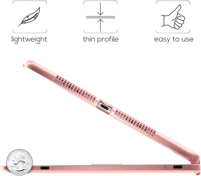 Alt view image 4 of 7 - typecase Touch Keyboard Case for iPad 9th/8th/7th Gen, 360° Rotating