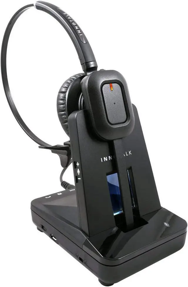 Main image of Wireless Headset Compatible with Polycom VVX 101, VVX 201, VVX 301, VVX 311, VVX 401, VVX 411, VVX 501, VVX 601 Phone with Remote Answering Cord(Explorer)