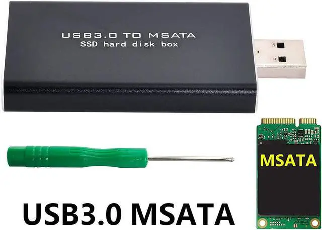 Alt view image 5 of 7 - c Mini PCI-E mSATA to USB 3.0 External SSD PCBA Conveter Adapter Pen Driver Card with Case