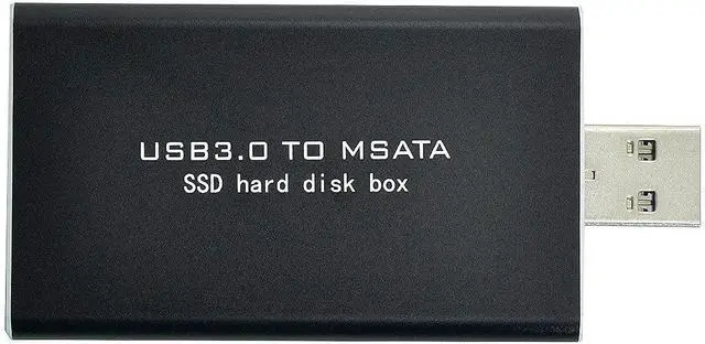 Alt view image 7 of 7 - c Mini PCI-E mSATA to USB 3.0 External SSD PCBA Conveter Adapter Pen Driver Card with Case