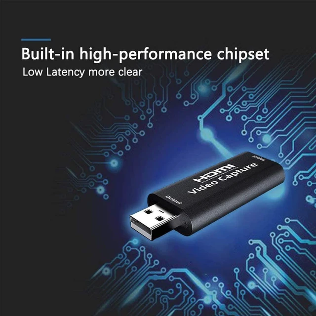 Alt view image 6 of 7 - AWADUO Audio Video Capture Cards, HDMI to USB 2.0 - High Definition 1080p 30fps - Record Directly to Computer for Gaming/Streaming/Teaching/Video Conference or Live Broadcasting