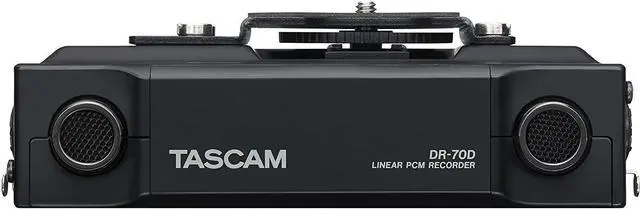 Alt view image 3 of 5 - TASCAM 4-Channel Portable Audio Recorder for Videographers, 4 Combo XLR/TRS Inputs, 2 Internal Mics, Limiter, HP Filter (DR-70D)