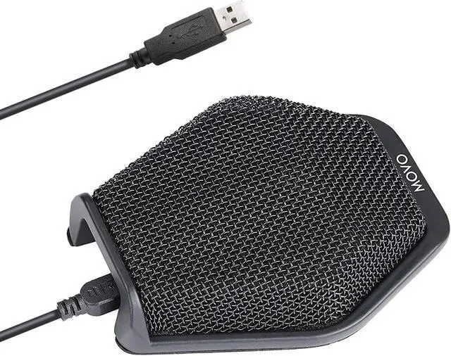 Main image of Movo MC1000 Conference USB Microphone for Computer Desktop and Laptop with 180° / 20' Long Pick up Range Compatible with Windows and Mac for Dictation, Recording, YouTube, Conference Call, Skype