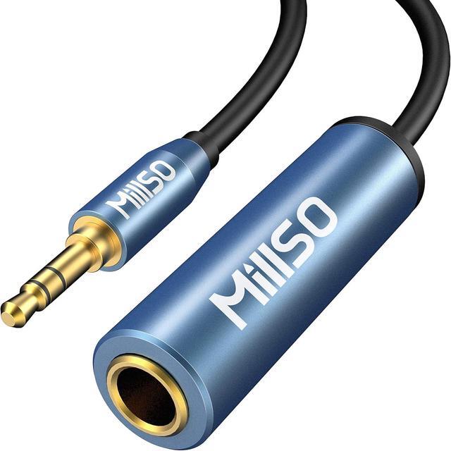 6.35mm Male To Female 3.5mm Headphones Adapter TRS 1/4 To 3.5mm Stereo