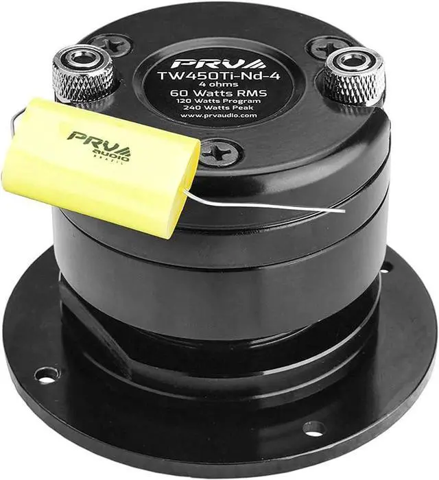 Alt view image 5 of 7 - Tweeter TW450TI-ND-4 120 Watts Program Power, 4 Ohm, 60 Watts RMS, 1 in Super Tweeter for Professional Audio, High Output Home Audio, High SPL Car Audio Systems (Single)