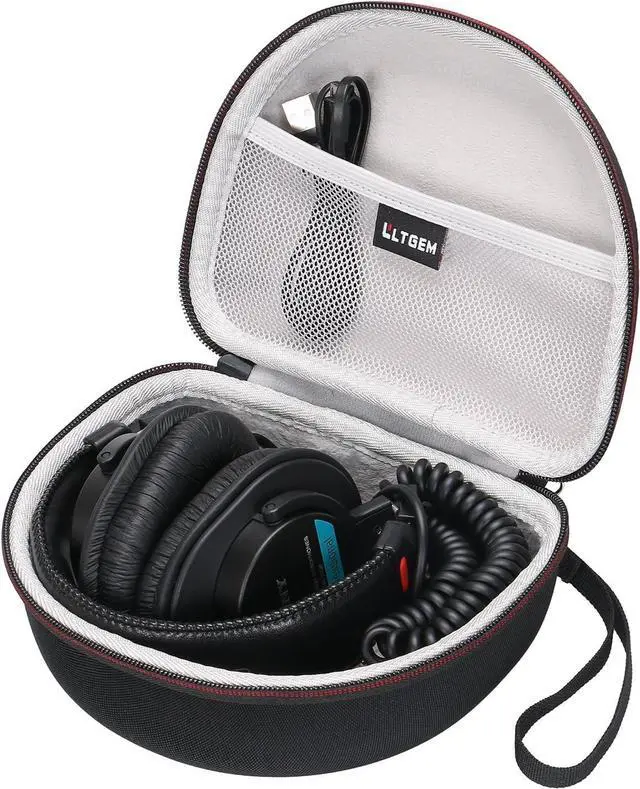 Alt view image 2 of 7 - Hard Headphones Case for Sony MDR7506 Professional Large Diaphragm Headphone - Travel Carrying Storage Bag